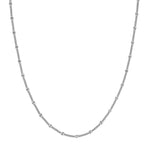 Radiant Disk Stations on Curb Chain with Pear Shape Lock