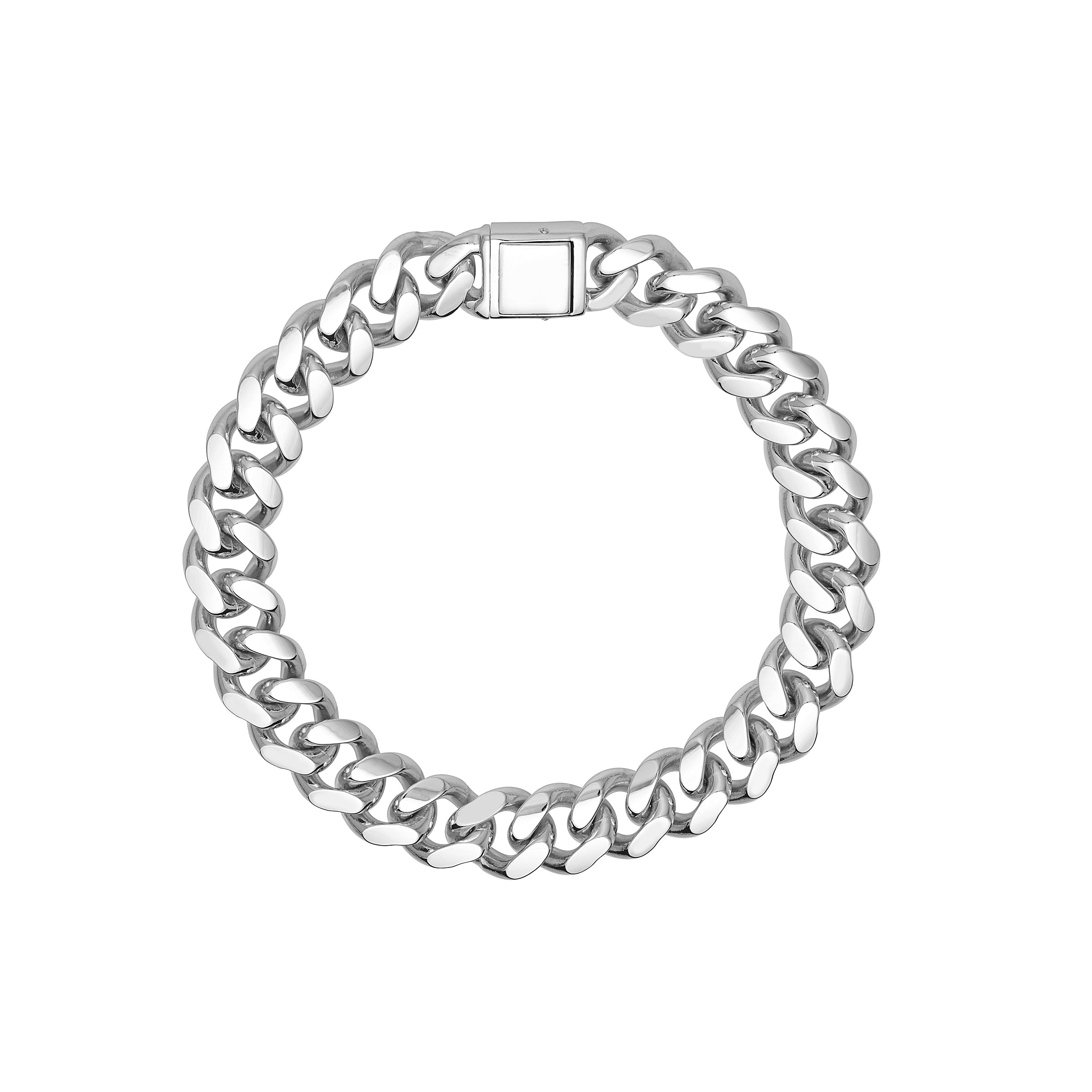 13.2mm Miami Cuban Snap-Lock Bracelet