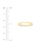 Diamond Polished Zig Zag Ring