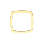 Bold Diamond Square Band Ring