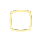 Bold Diamond Square Band Ring