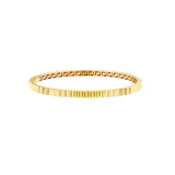 Fluted Hinge Bangle Bracelet