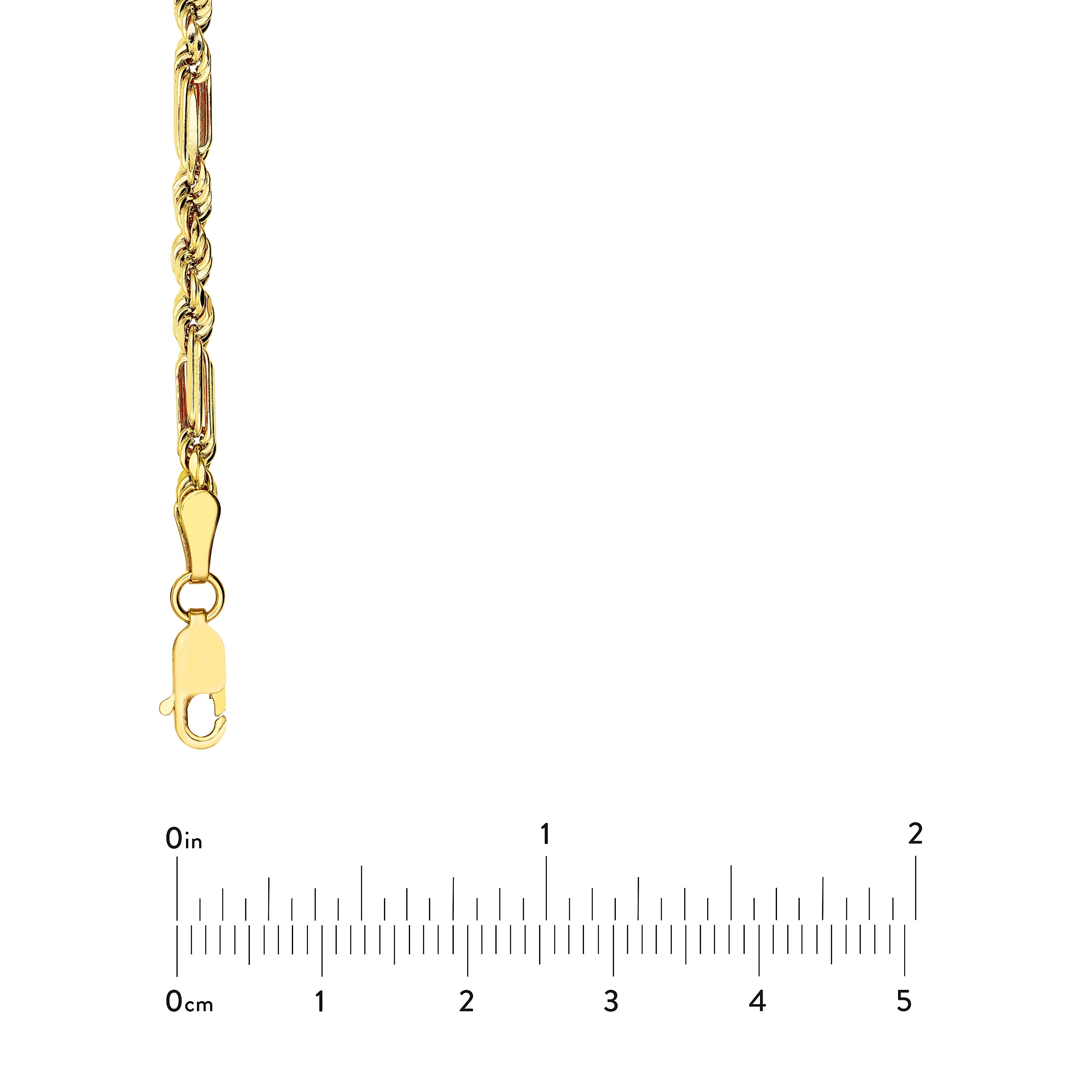 3.00mm D/C Hollow Figarope Milano Chain