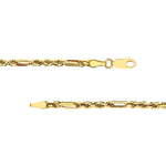 3.00mm D/C Hollow Figarope Milano Chain