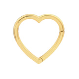 Large Heart Snap Lock