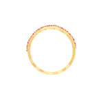 Ruby Stones Zig Zag Ring