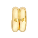 15mm Small Double Open Hoop Earrings