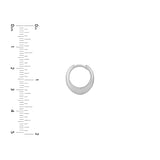 Oval Huggie Earrings