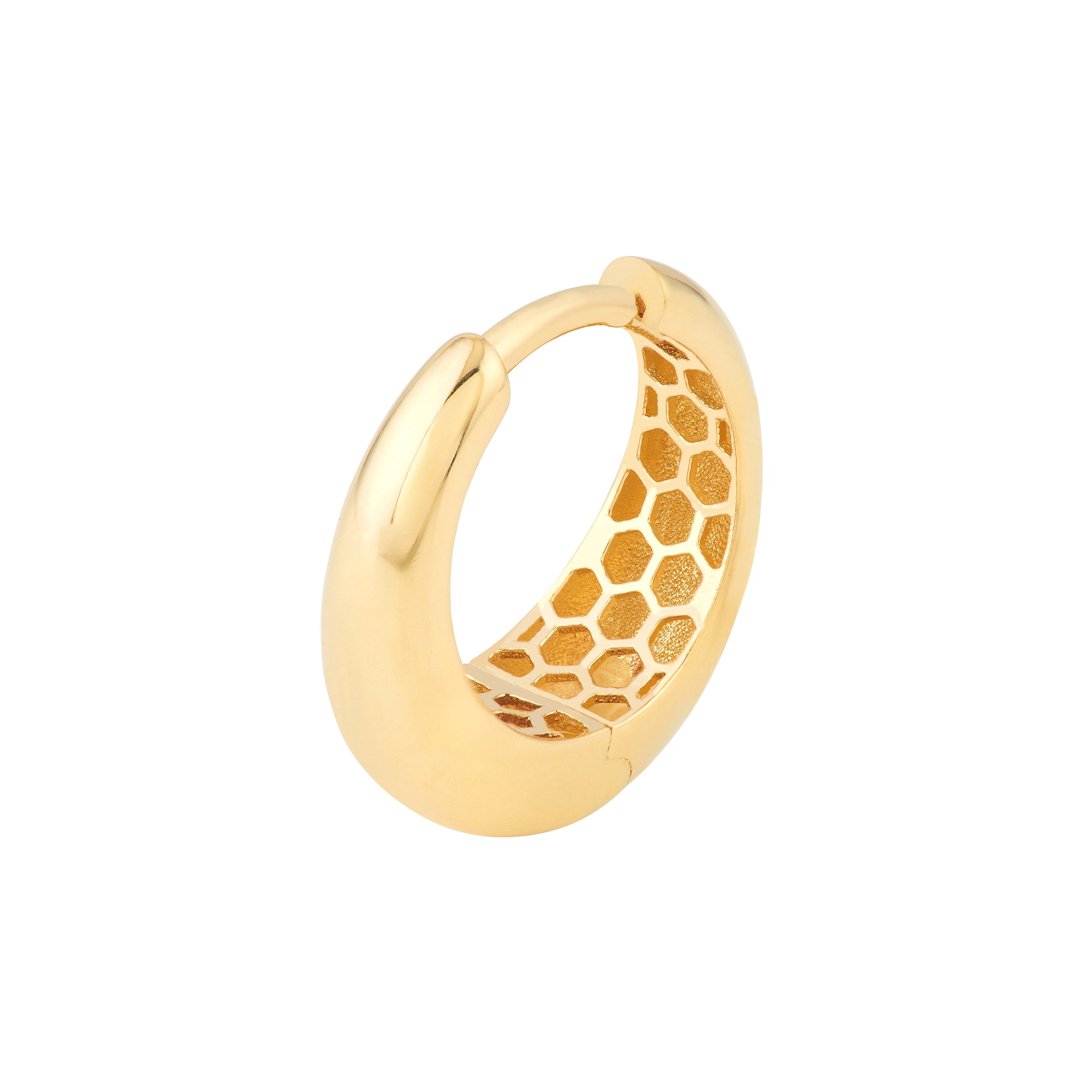 Oval Huggie Earrings