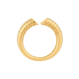 Split Heart Diamond Cut Ring