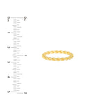 Cable Pattern Ring Band