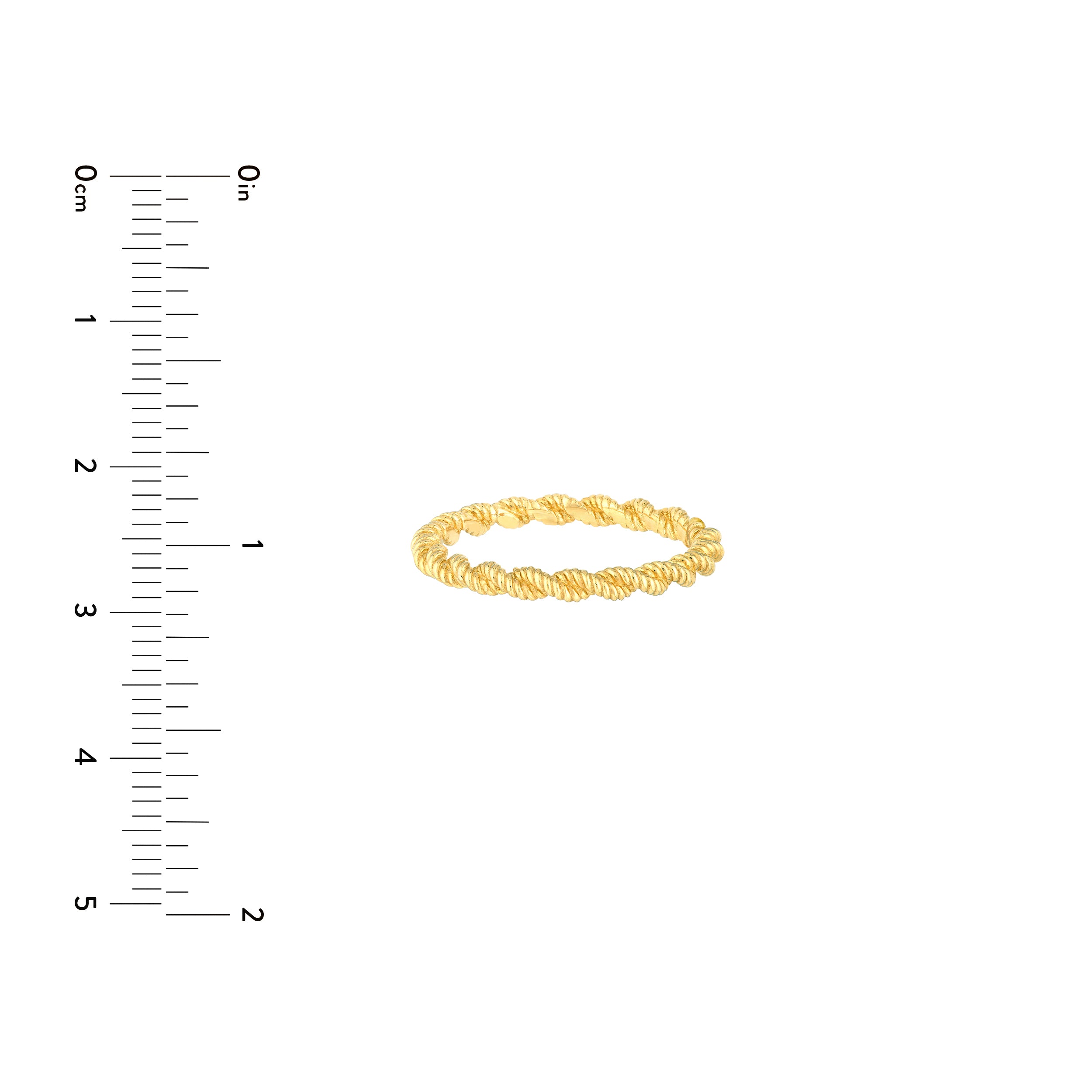 Cable Pattern Ring Band