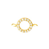 Diamond Circle Spool Charm