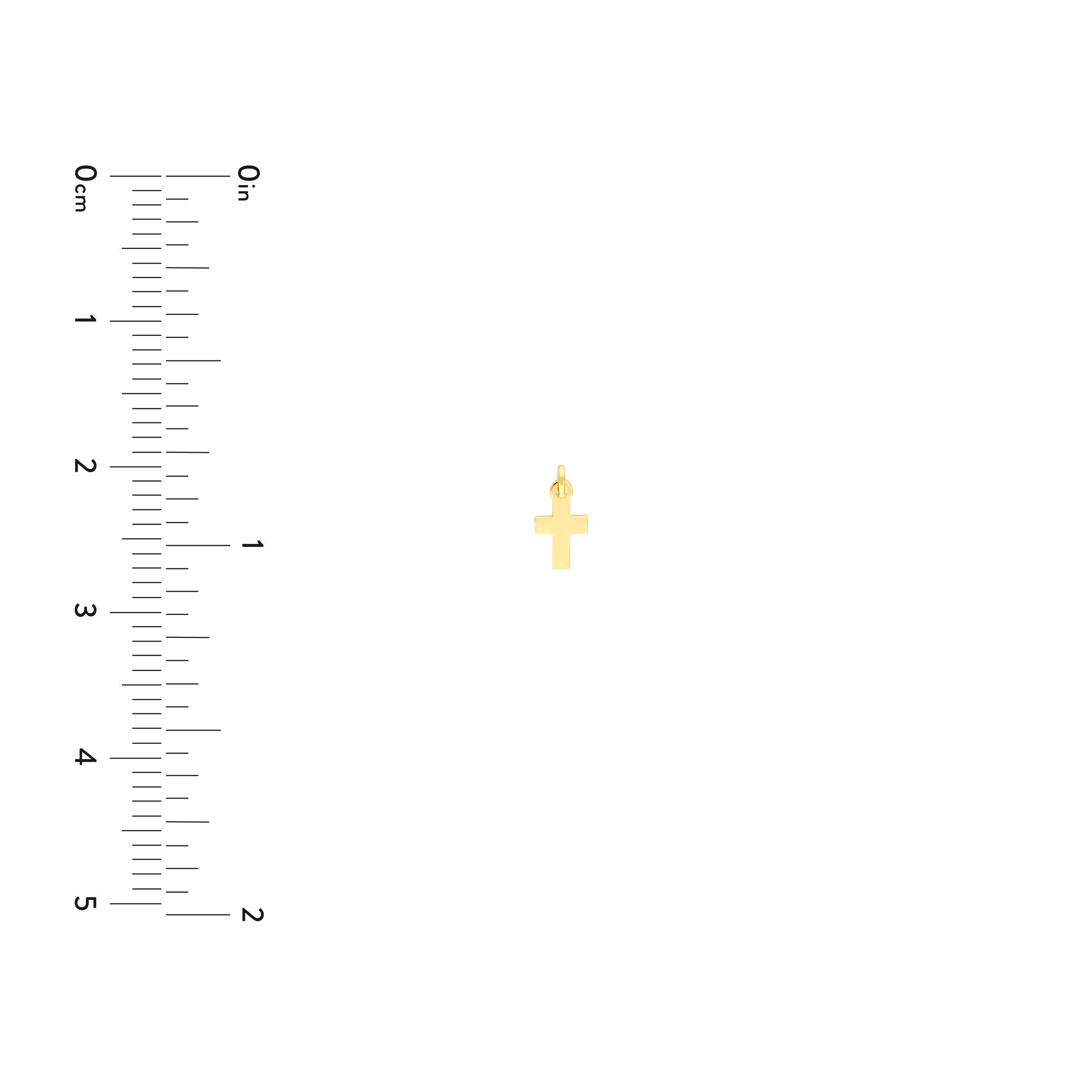 Cross Drop Spool Charm