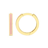 Light Pink Baby Hoop Earrings