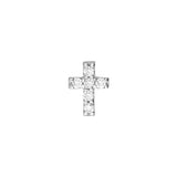 1/8tcw Diamond Cross Stud Earrings