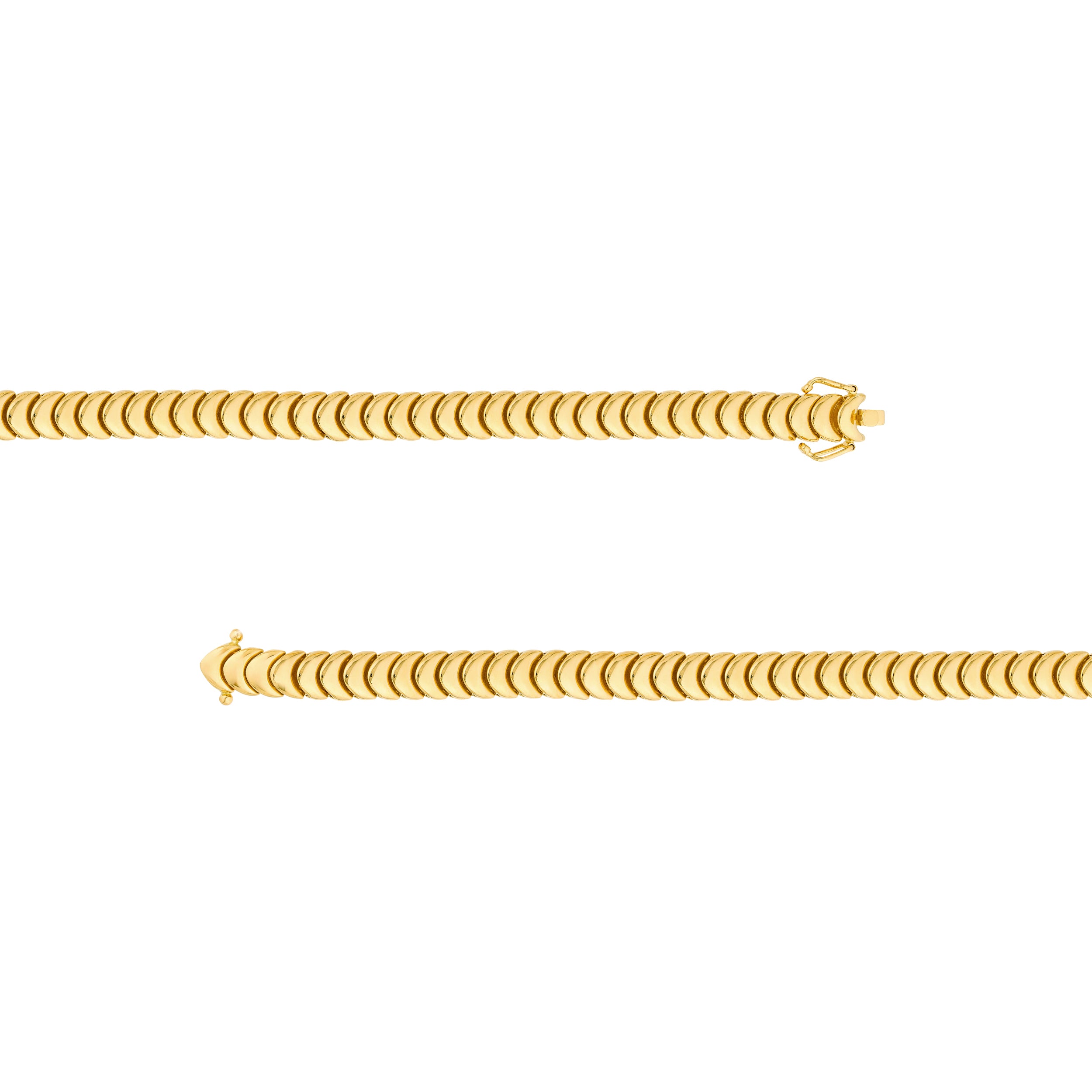 Polished Caterpillar Chain