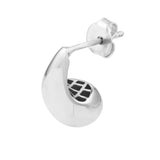 Small Teardrop Dome Earrings