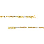 Two-Tone Mixed Rope Chain