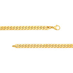 Polished Flat Curb Chain