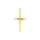 Diamond Cut Center Cross