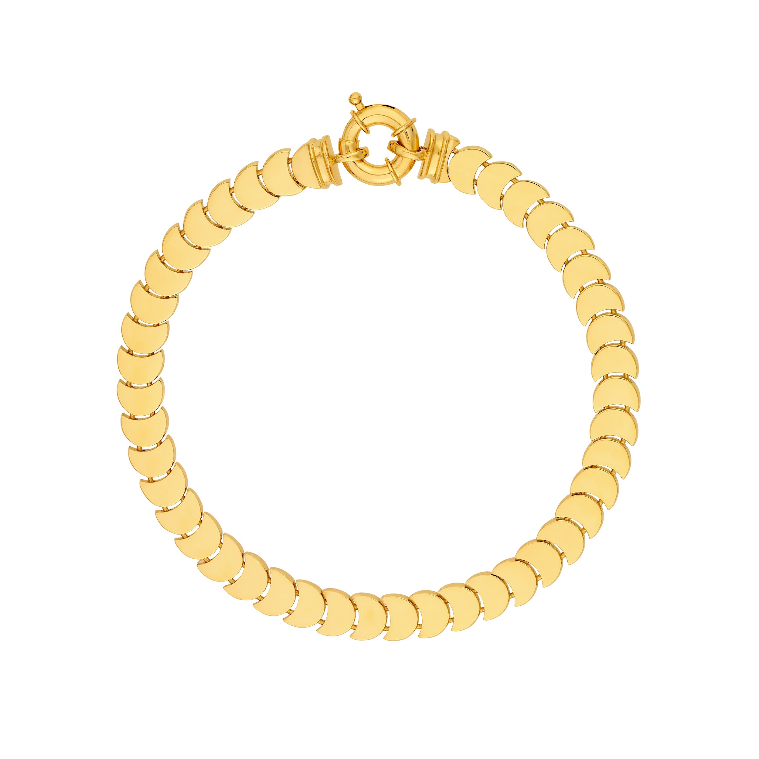 Crescent Link Bracelet