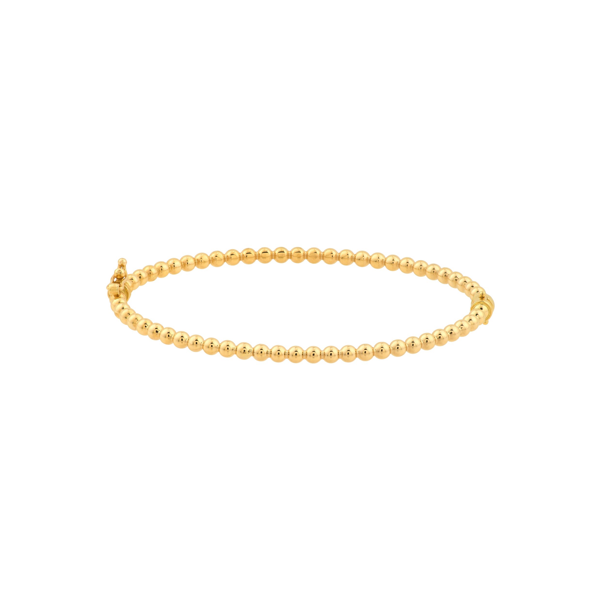 Polished Ball Bangle Bracelet