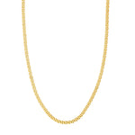 Polished 2+1 Square Link Chain