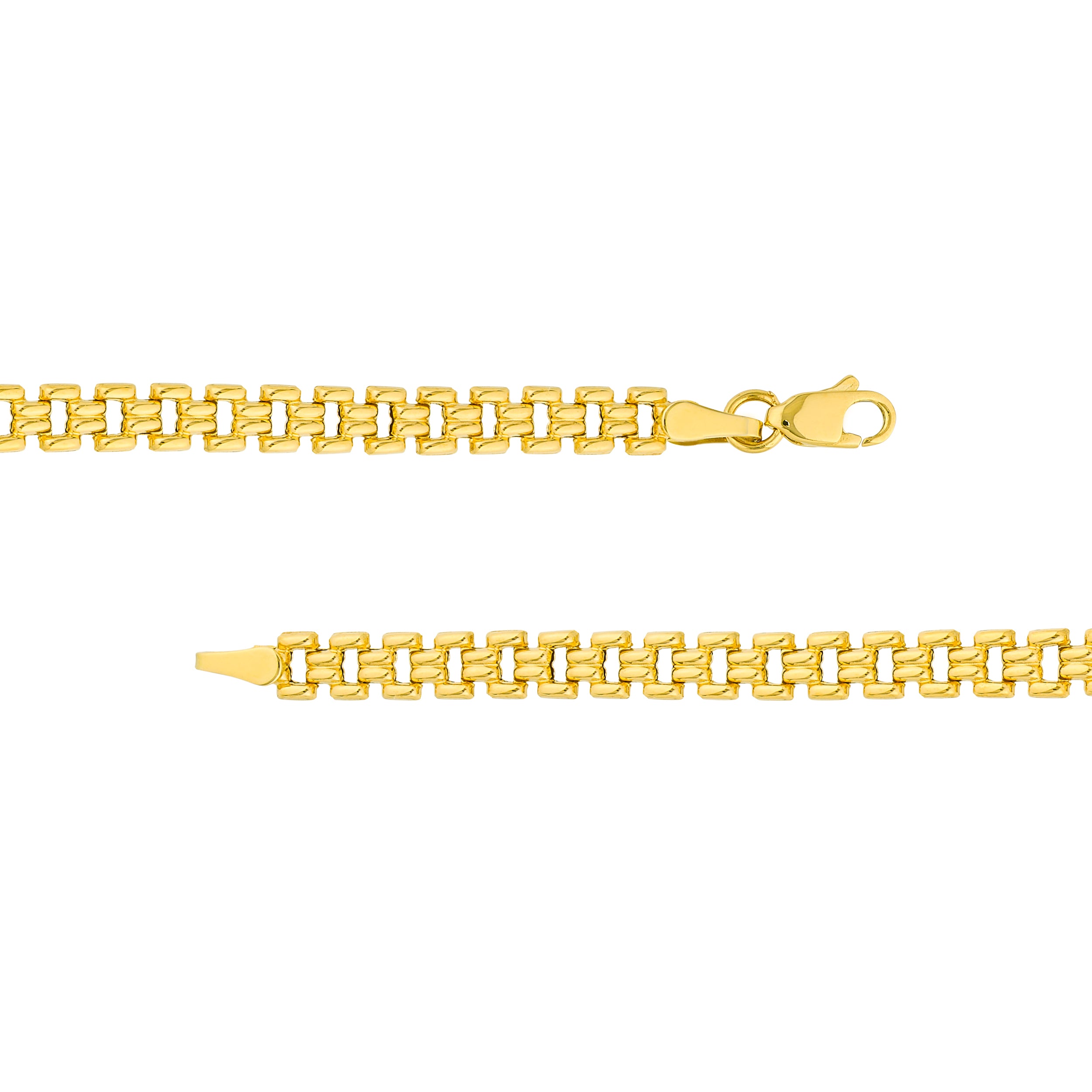 Polished Railroad Link Chain