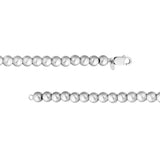 Sterling Silver 8mm Polished Bead Chain