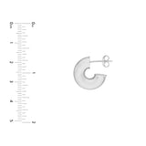 4mm ID Polished Open Hoop Earrings