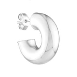 6 mm ID Polished Open Hoop Earrings