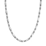 Sterling Silver 5.80mm D/C Figarope Milano Chain w Lob Lock