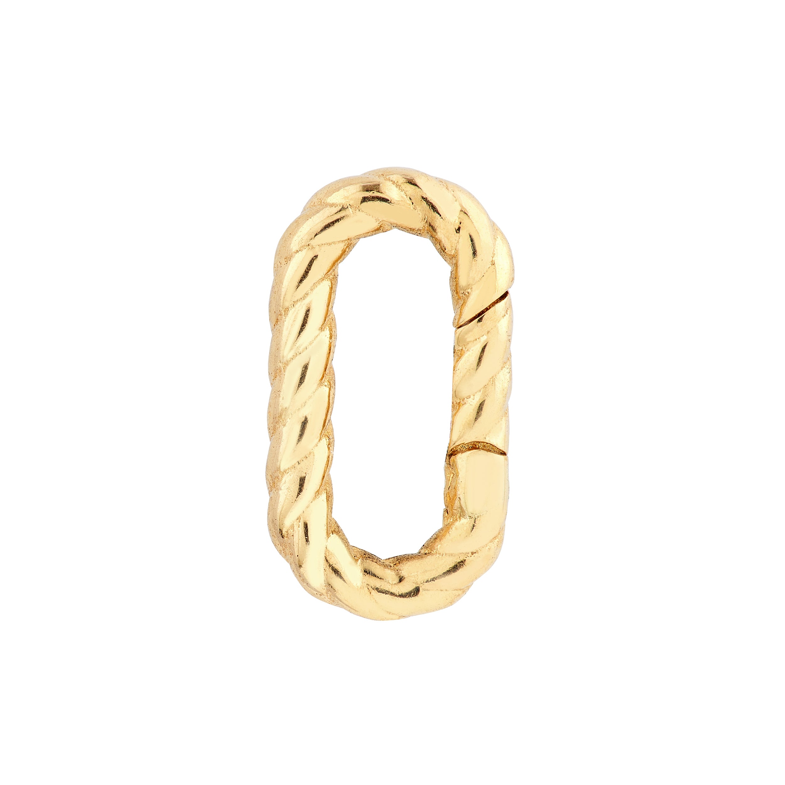 Oval Twist Link Snap Lock