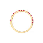 Ruby Gemstone Stackable Band