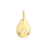 Pear Shaped Diamond Charm
