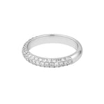 Pavé Diamond Stackable Band (3/4tcw) in White Gold