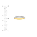 Diamond Pavé Stackable Band (5/8tcw)
