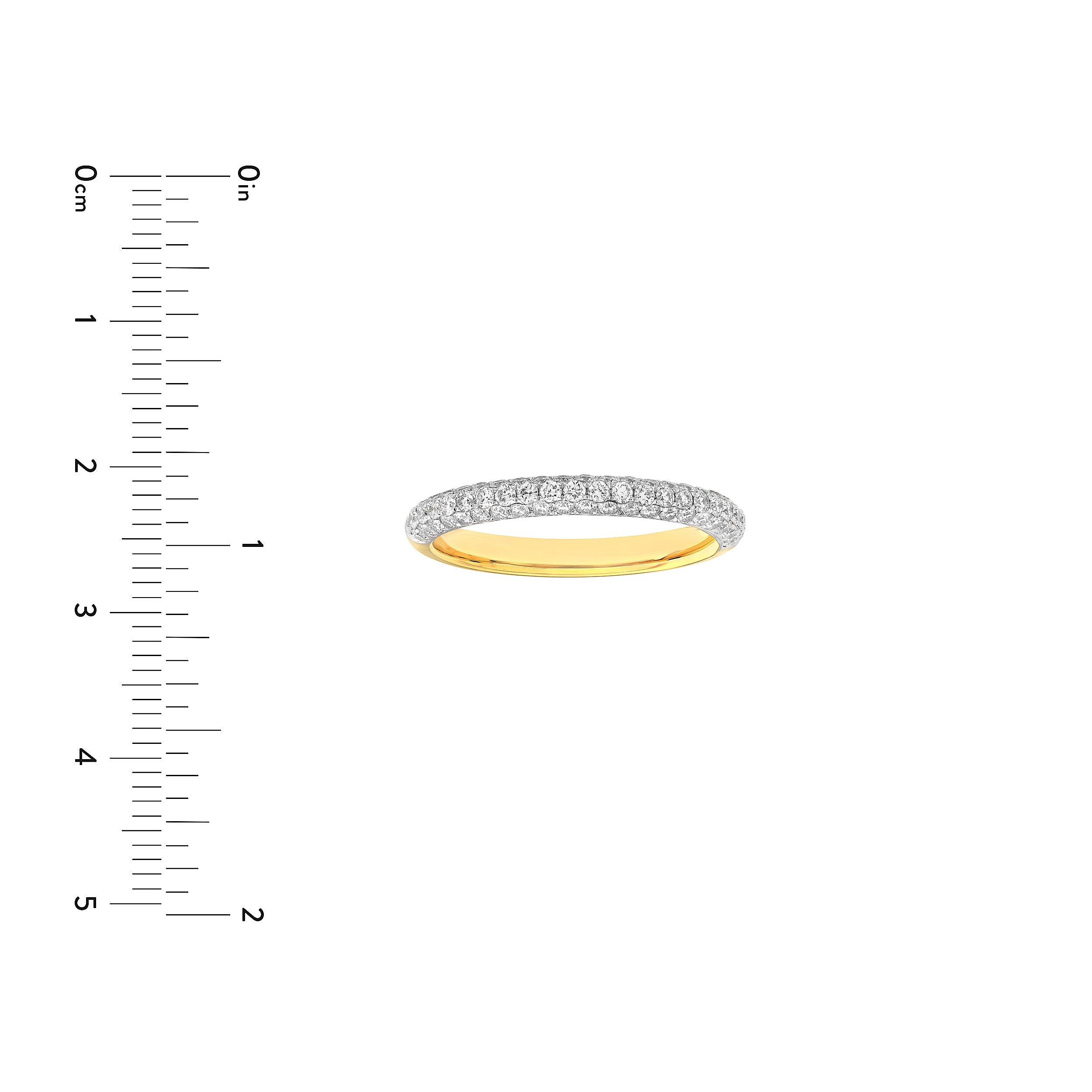 Diamond Pavé Stackable Band (5/8tcw)