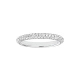 Diamond Pavé Stackable Band (5/8tcw) in White Gold