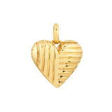 Textured Heart Locket