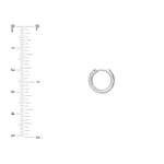 5 Row Diamond Pavé Huggies (1/2tcw)