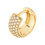 5 Row Diamond Pavé Huggies (1/2tcw)