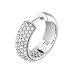 5 Row Diamond Pavé Huggies (7/8tcw)