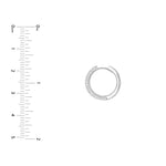 5 Row Diamond Pavé Huggies (3/4tcw)