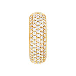 5 Row Diamond Pavé Huggies (3/4tcw)
