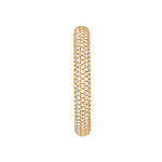 5 Row Diamond Pavé Hoop Earrings (1tcw)