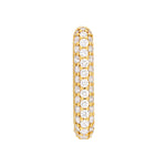 3 Row Pavé Diamond Paper Clip Earrings (1-3/8tcw)