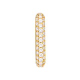 3 Row Pavé Diamond Paper Clip Earrings (1-3/8tcw)