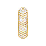 5 Row Pavé Diamond Paper Clip Earrings (1-1/2tcw)